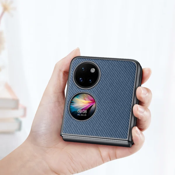 Dux Ducis Fino case is made of nylon material Huawei P50 Pocket blueeng