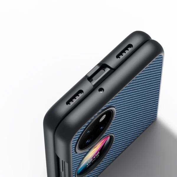 Dux Ducis Fino case is made of nylon material Huawei P50 Pocket blueeng