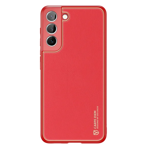 Dux Ducis Yolo elegant cover made of ecological leather for Samsung Galaxy S22 redeng