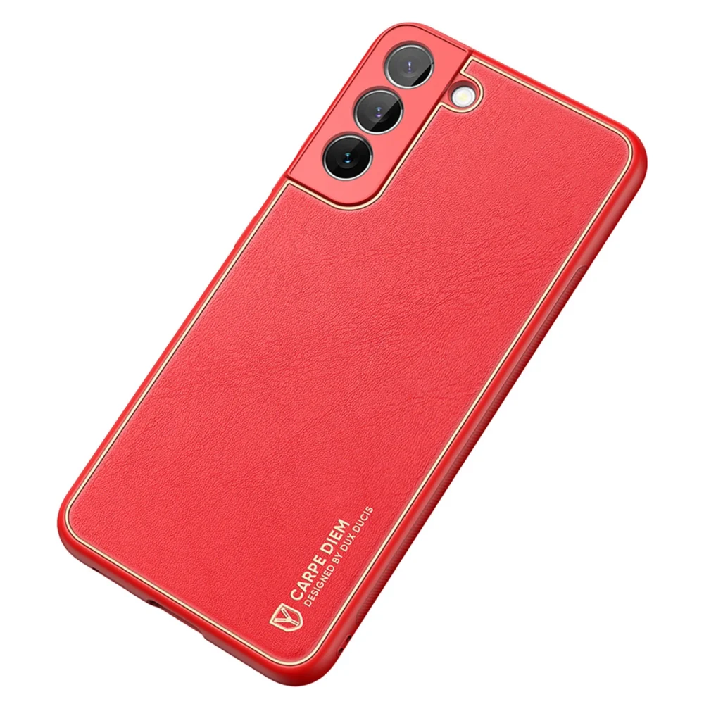 Dux Ducis Yolo elegant cover made of ecological leather for Samsung Galaxy S22 redeng