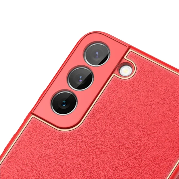 Dux Ducis Yolo elegant cover made of ecological leather for Samsung Galaxy S22 redeng