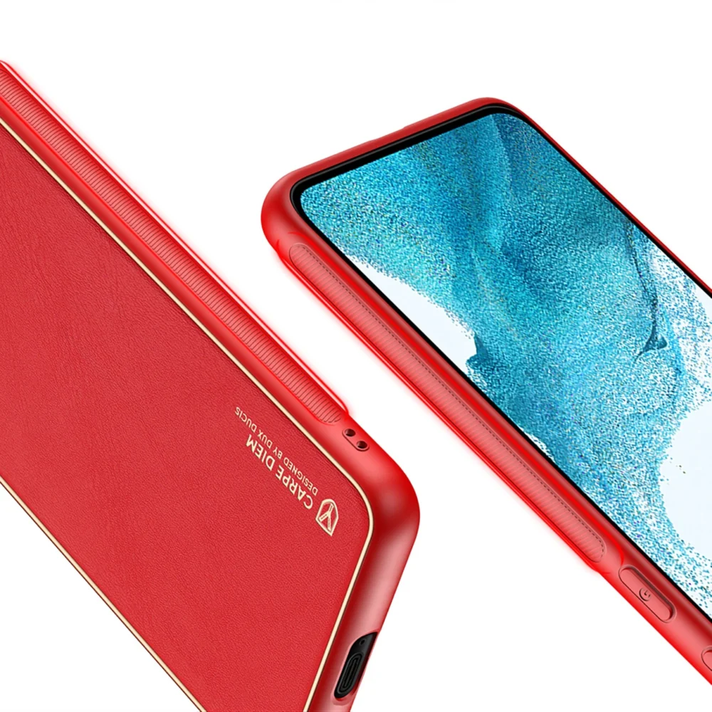 Dux Ducis Yolo elegant cover made of ecological leather for Samsung Galaxy S22 redeng