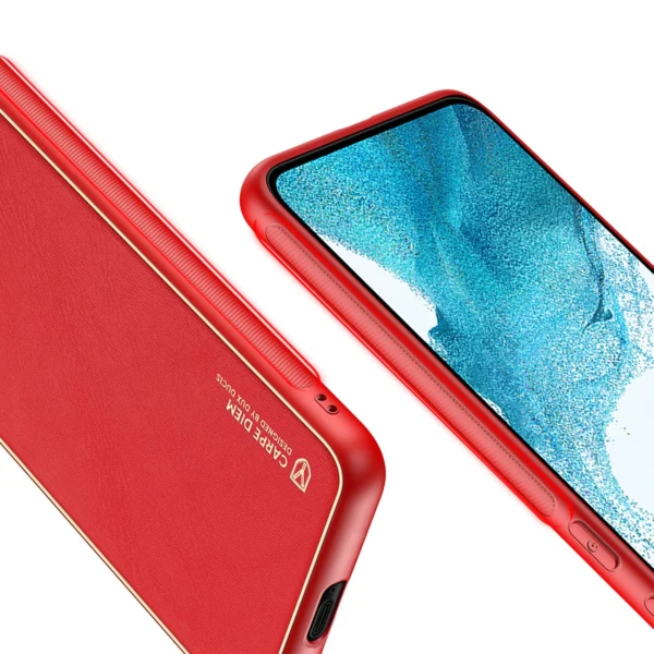 Dux Ducis Yolo elegant cover made of ecological leather for Samsung Galaxy S22 redeng