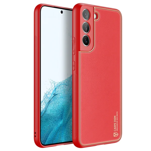 Dux Ducis Yolo elegant cover made of ecological leather for Samsung Galaxy S22 + (S22 Plus) redeng