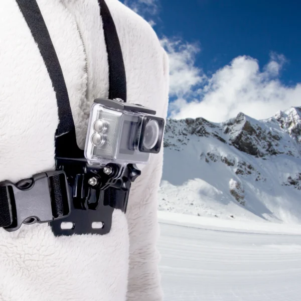 Chest Mount - Chest Harness for GoPro SJCAM Sports Cameras - Blackeng