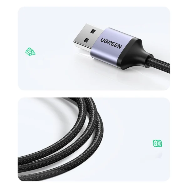 Ugreen multifunctional adapter HUB USB 3.0 - 3 x USB / Ethernet RJ-45 / USB Type C PD gray (CM475)eng