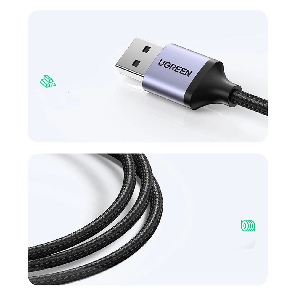 Ugreen multifunctional adapter HUB USB 3.0 - 3 x USB / Ethernet RJ-45 / USB Type C PD gray (CM475)eng