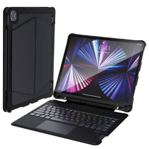 Choetech Keyboard Case Cover for iPad Pro 12.9' 2020 / 2021 Wireless Bluetooth Keyboard Black (BH-015)eng