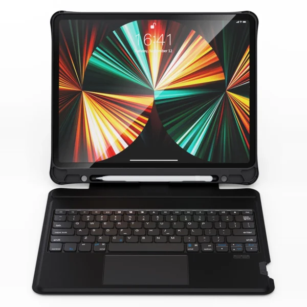 Choetech Keyboard Case Cover for iPad Pro 12.9' 2020 / 2021 Wireless Bluetooth Keyboard Black (BH-015)eng