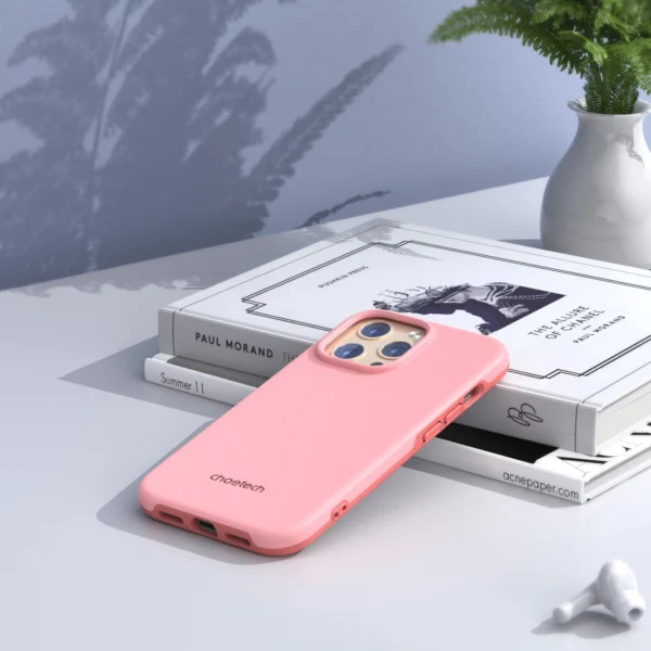 Choetech MFM Anti-drop case Made For MagSafe for iPhone 13 Pro Max pink (PC0114-MFM-PK)eng