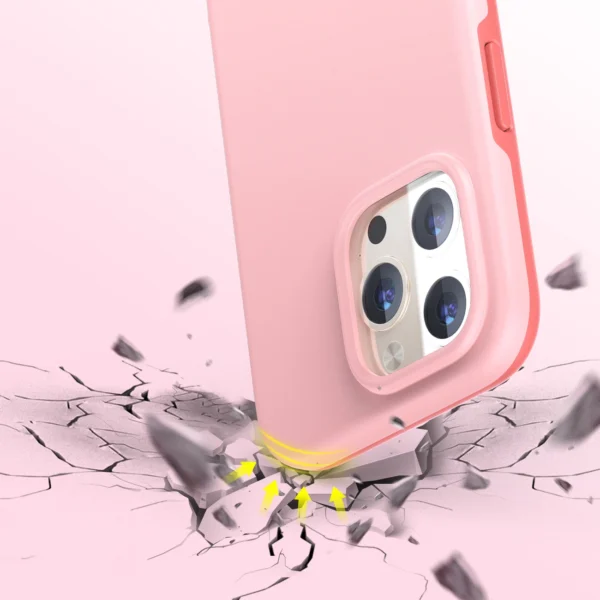 Choetech MFM Anti-drop case Made For MagSafe for iPhone 13 Pro Max pink (PC0114-MFM-PK)eng