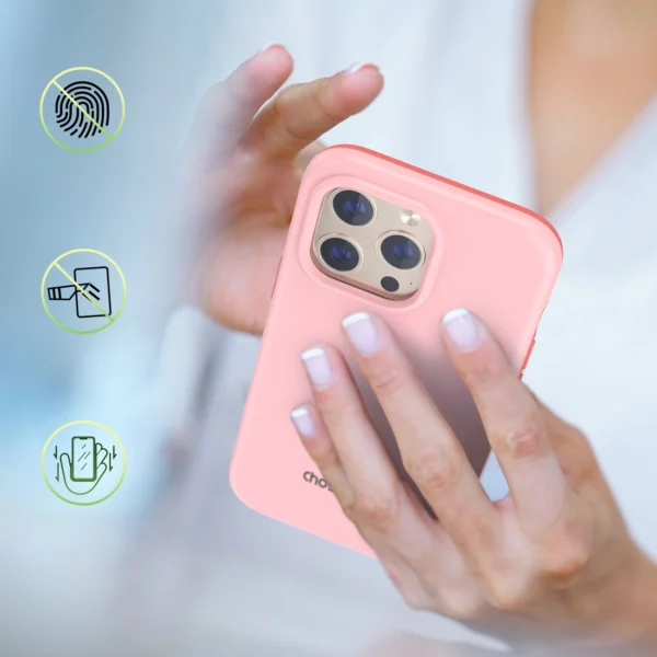 Choetech MFM Anti-drop case Made For MagSafe for iPhone 13 Pro Max pink (PC0114-MFM-PK)eng