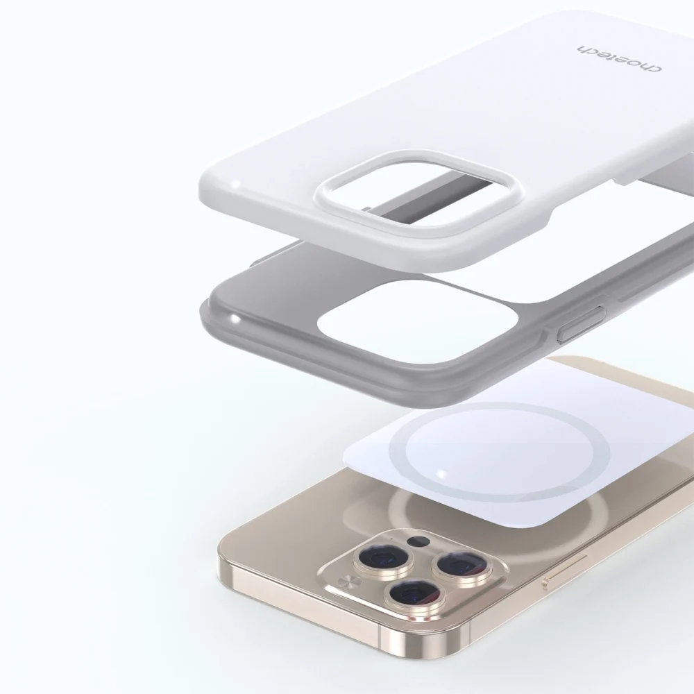Choetech MFM Anti-drop case Made For MagSafe for iPhone 13 Pro white (PC0113-MFM-WH)eng