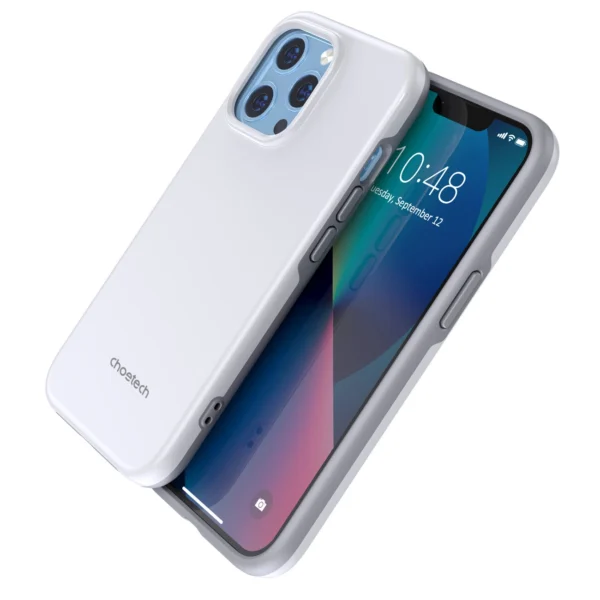 Choetech MFM Anti-drop case Made For MagSafe for iPhone 13 Pro white (PC0113-MFM-WH)eng