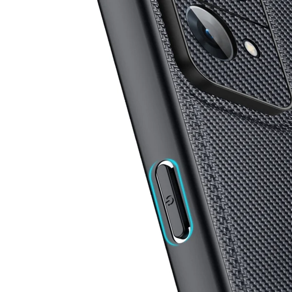 Dux Ducis Fino case cover covered with nylon material Oppo Reno7 Pro 5G blackeng