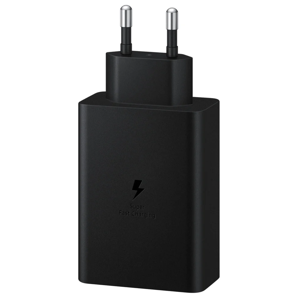 Samsung charger 2x USB Type C / USB PPS, Power Delivery PD 65W, QC 3.0, AFC, FCP black (EP-T6530NBEGEU)eng
