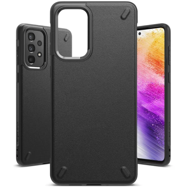 Ringke Onyx Durable TPU Cover for Samsung Galaxy A73 blackeng