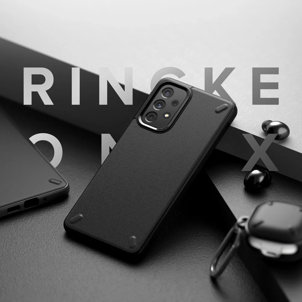 Ringke Onyx Durable TPU Cover for Samsung Galaxy A73 blackeng