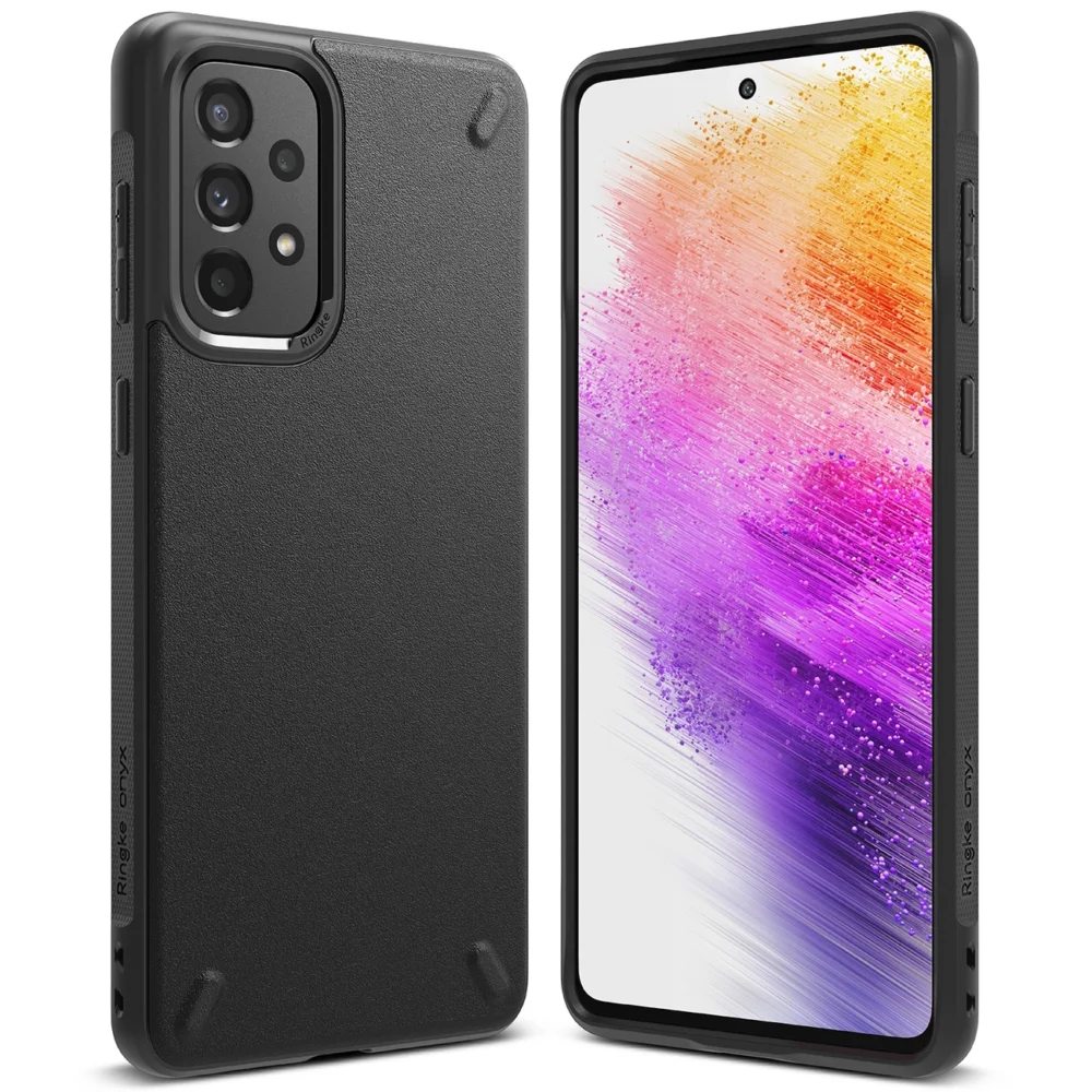 Ringke Onyx Durable TPU Cover for Samsung Galaxy A73 blackeng
