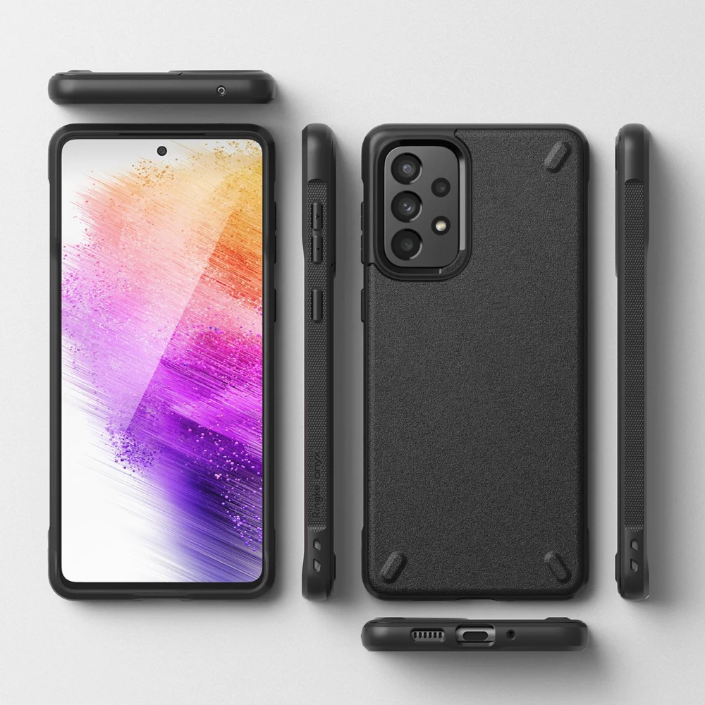 Ringke Onyx Durable TPU Cover for Samsung Galaxy A73 blackeng