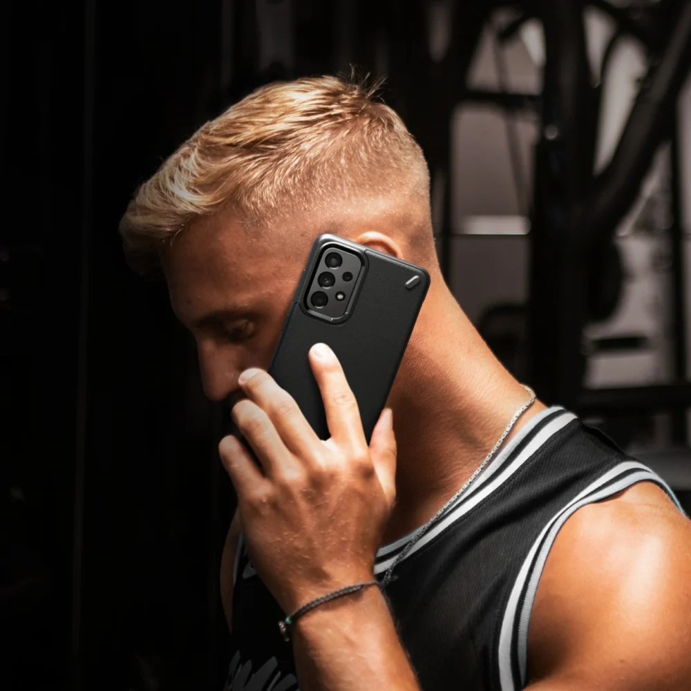 Ringke Onyx Durable TPU Cover for Samsung Galaxy A73 blackeng