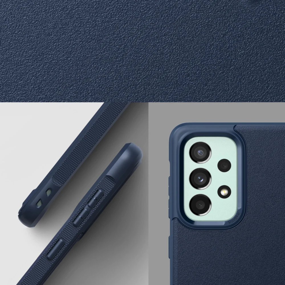 Ringke Onyx durable cover for Samsung Galaxy A73 navy blueeng