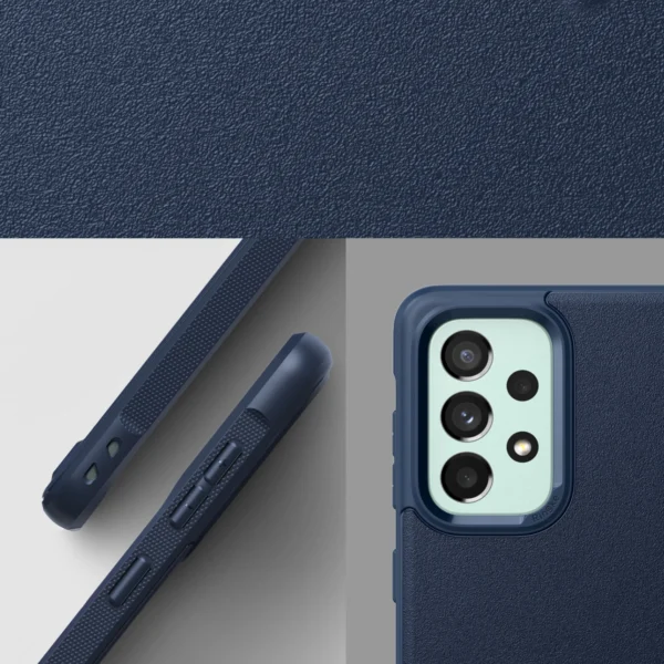 Ringke Onyx durable cover for Samsung Galaxy A73 navy blueeng