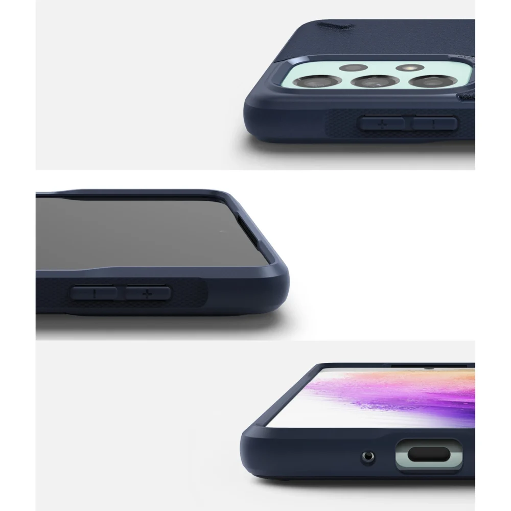 Ringke Onyx durable cover for Samsung Galaxy A73 navy blueeng