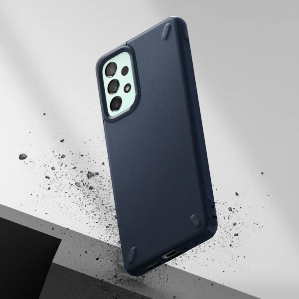 Ringke Onyx durable cover for Samsung Galaxy A73 navy blueeng
