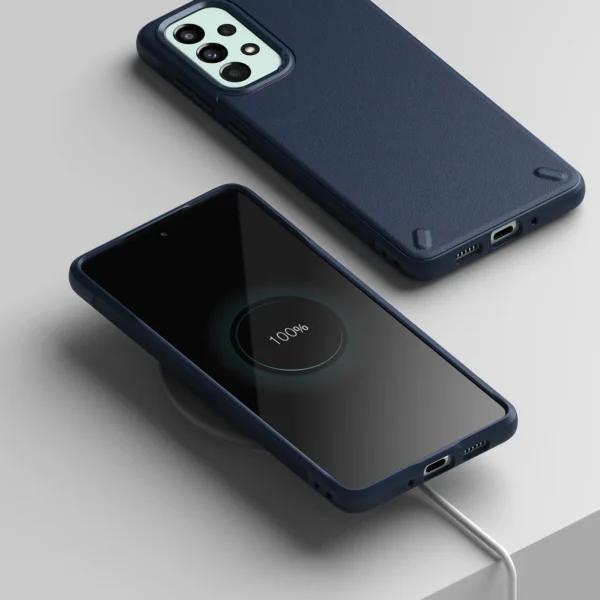 Ringke Onyx durable cover for Samsung Galaxy A73 navy blueeng
