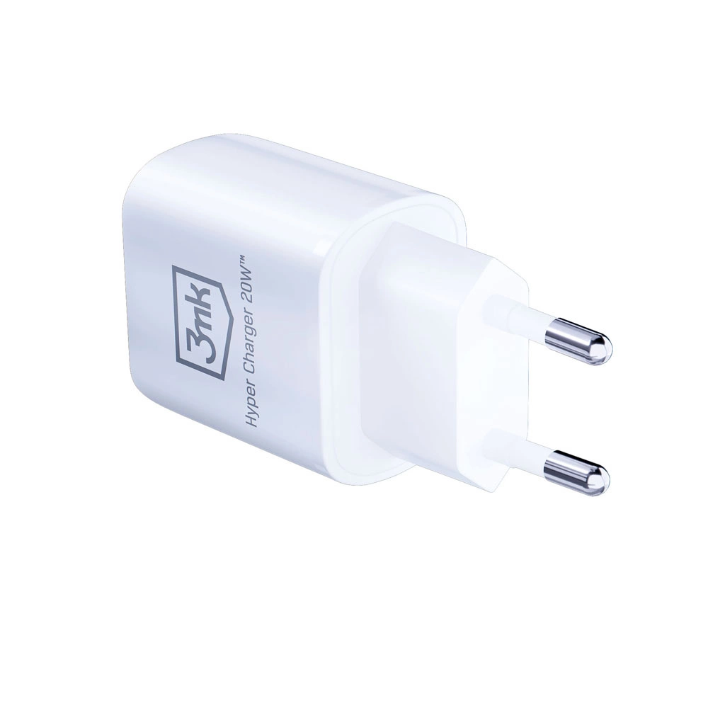 91924_3 3MK HyperCharger 20W 1xUSB-C + 1xUSB-A PD / QC chargereng