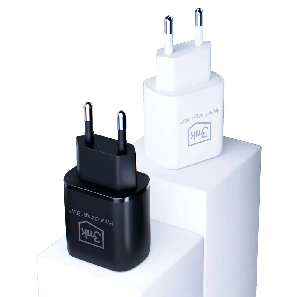 91924_6 3MK HyperCharger 20W 1xUSB-C + 1xUSB-A PD / QC chargereng