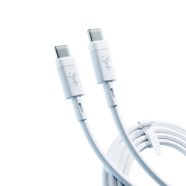 3MK HyperSilicone Cable USB-C / USB-C white cable 1m 60W 3Aeng