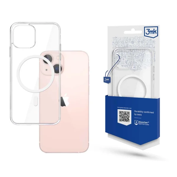 Case for iPhone 13 mini compatible with MagSafe series 3mk MagCase - transparenteng