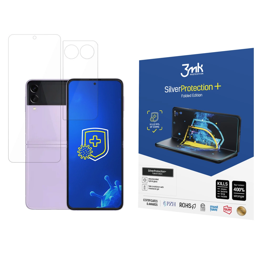 3MK Silver Protect + Sam Z Flip 3 5G Folded Edition Wet Mount Antimicrobial Filmeng