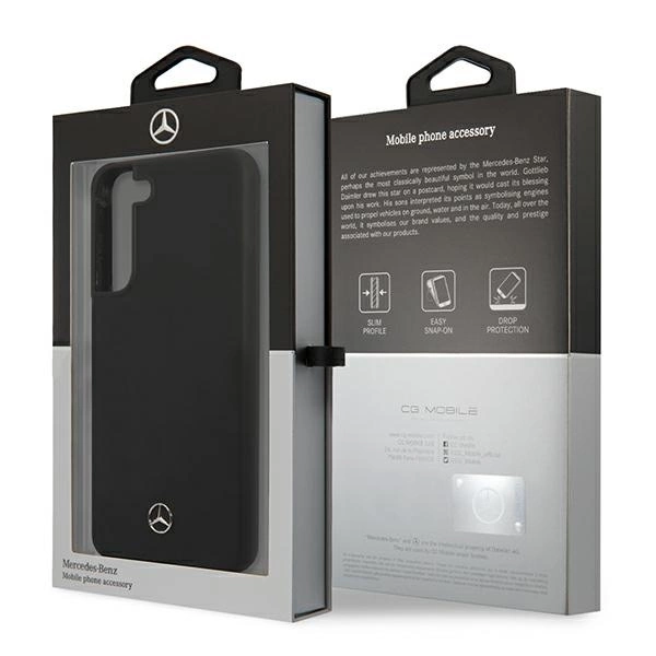 Mercedes MEHCS22SSILBK S22 S901 czarny/black hardcase Siliconeeng