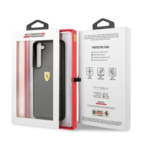 Ferrari FEHCS22MFCAK S22+ S906 black/black hardcase On Track Real Carboneng