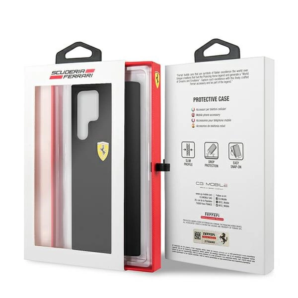 Ferrari FESSIHCS22LBK S22 Ultra S908 black/black hardcase On Track Siliconeeng