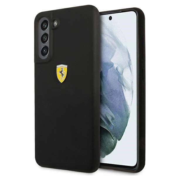 Ferrari Hardcase FESSIHCS21FBK S21 FE G990 black/black Siliconeeng