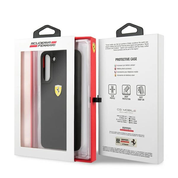 Ferrari Hardcase FESSIHCS21FBK S21 FE G990 black/black Siliconeeng