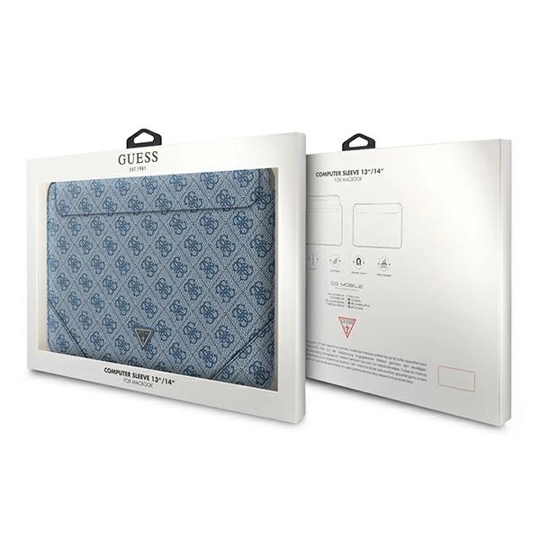 Guess 4G Uptown Triangle Logo case for 13-14" laptop - blueeng