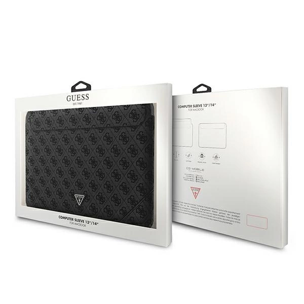 Guess 4G Uptown Triangle Logo case for 13-14" laptop - blackeng