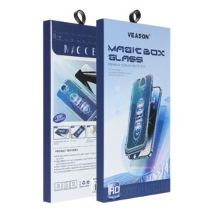 6D Pro Veason Easy-Install Glass + Applicator - for Iphone 17 Pro black