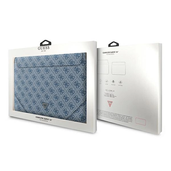 Guess 4G Uptown Triangle Logo case for a 16" laptop - blueeng