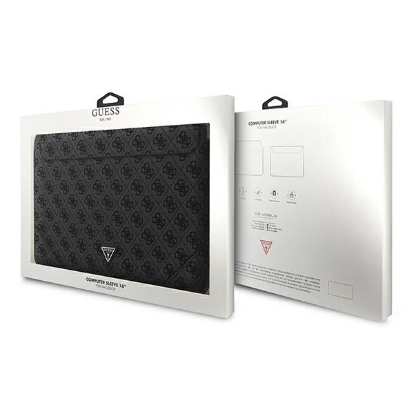 Guess 4G Uptown Triangle Logo case for 16" laptop - blackeng
