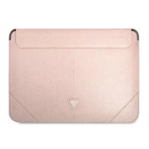 Guess Saffiano Triangle Logo case for a 16" laptop - pinkeng