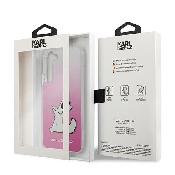 Karl Lagerfeld KLHCS22MCFNRCPI S22+ S906 hardcase różowy/pink Choupette Eateng
