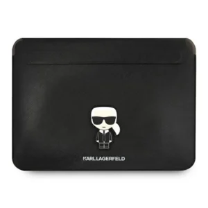Karl Lagerfeld Saffiano Ikonik Karl case for a 13/14" laptop - blackeng