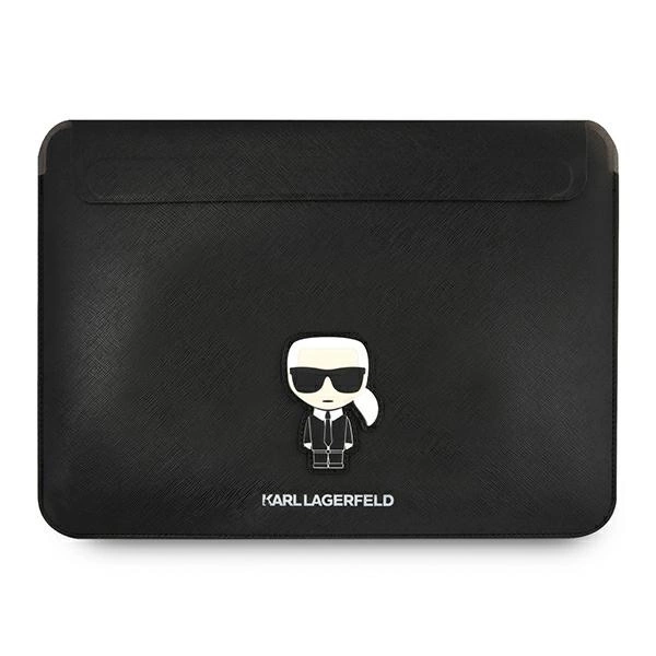 Karl Lagerfeld Saffiano Ikonik Karl case for a 13/14" laptop - blackeng
