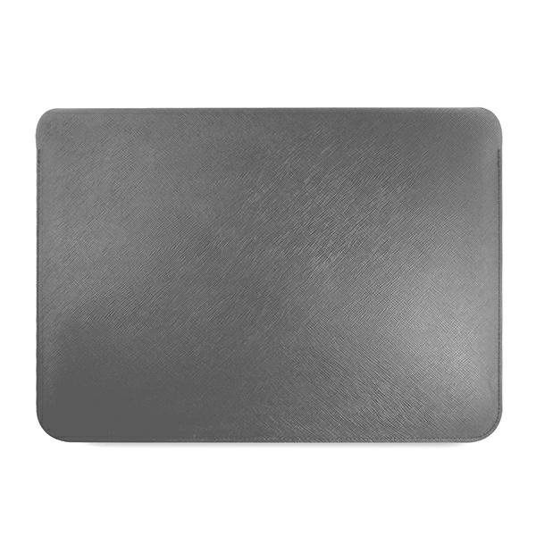 Karl Lagerfeld Saffiano Ikonik Karl case for a 16" laptop - silvereng